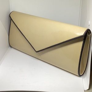 Aldo Paten Leather Clutch
